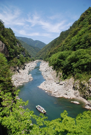 峡谷の湯宿 大歩危峡まんなか 大歩危峡観光遊覧船とラフティング 楽天トラベル